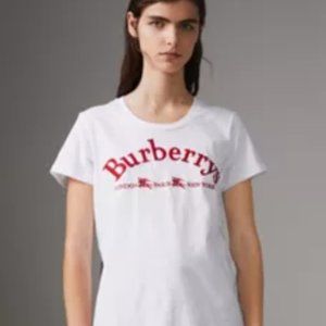 Burberry Logo T-shirt Women Size M